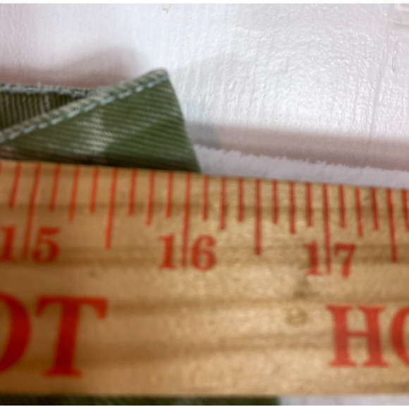 Fashion Nova Women's Junior Size 11 Green Cargo Jeans Hip Hop Skater Wide Leg - Picture 4 of 16